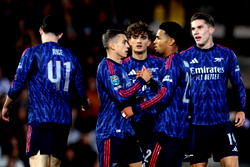 Eze scores first Arsenal goal as Gunners join Man City in League Cup last 16