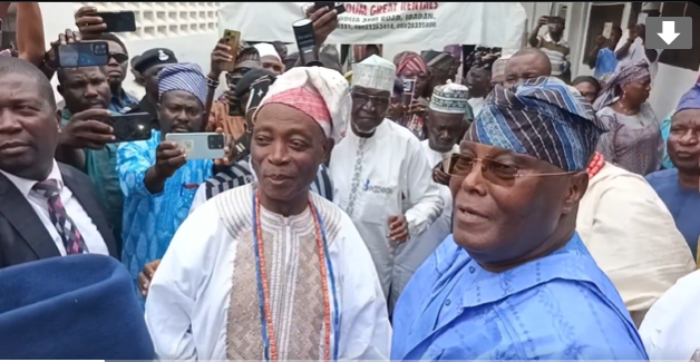 Atiku, El-Rufai, others visit Olubadan, Oba Rashidi Ladoja