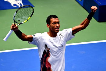 Auger-Aliassime beats Rublev to make US Open last eight