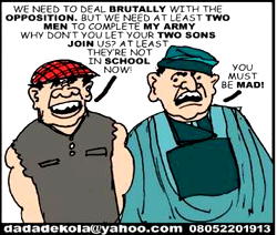 Cartoon: Politician’s sons can’t be thugs