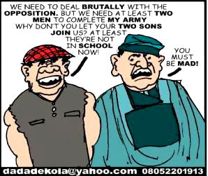 Cartoon: Politician’s sons can’t be thugs