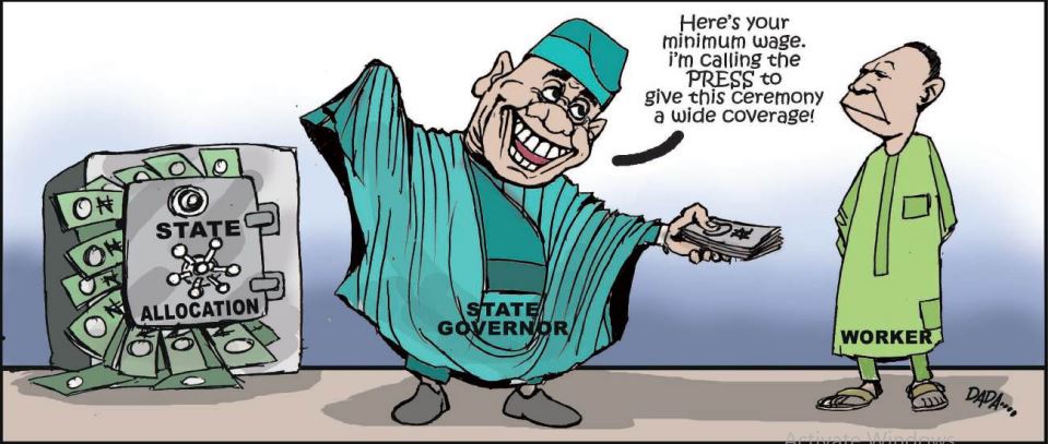 Cartoon: Breaking News – ‘FG to increase politicians’ salaries’