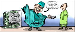 Cartoon: Breaking News – ‘FG to increase politicians’ salaries’