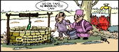 Cartoon: Should he trust HIM?
