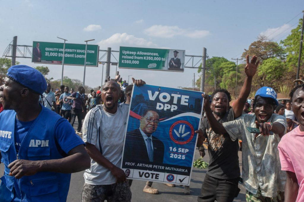 Ex-president Mutharika wins Malawi vote with 56.8%