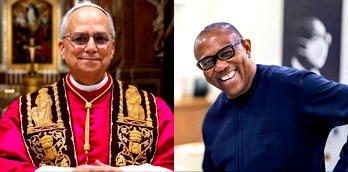 Peter Obi felicitates Pope Leo XIV at 70