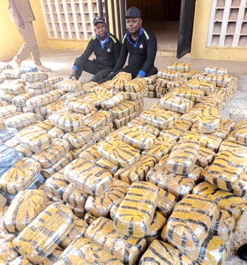 Troops nab 2 fake policemen with vehicles loaded with cannabis in Taraba