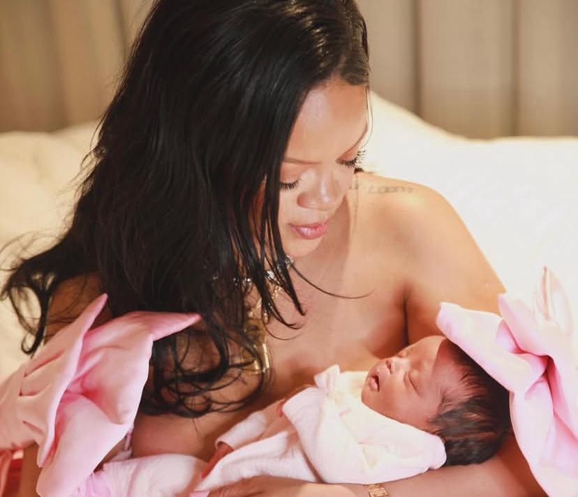 Rihanna and baby girl