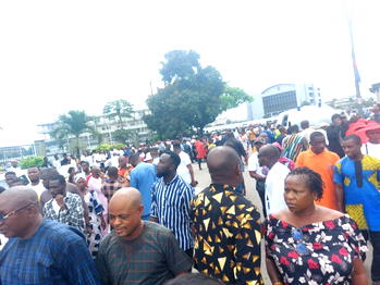 Again, supporters gather ahead of Fubara’s return to work