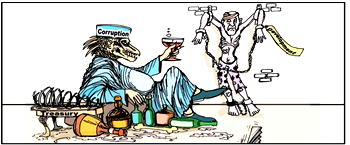 Cartoon: Who’s this Mr. Corruption?