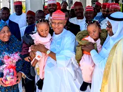 Separated Nigerian conjoined twins return home after successful surgery in Saudi Arabia