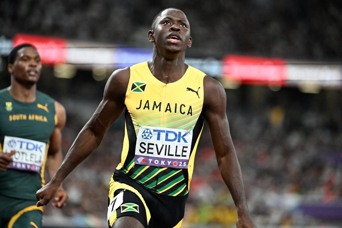 Jamaica’s Oblique Seville wins men’s world 100m gold