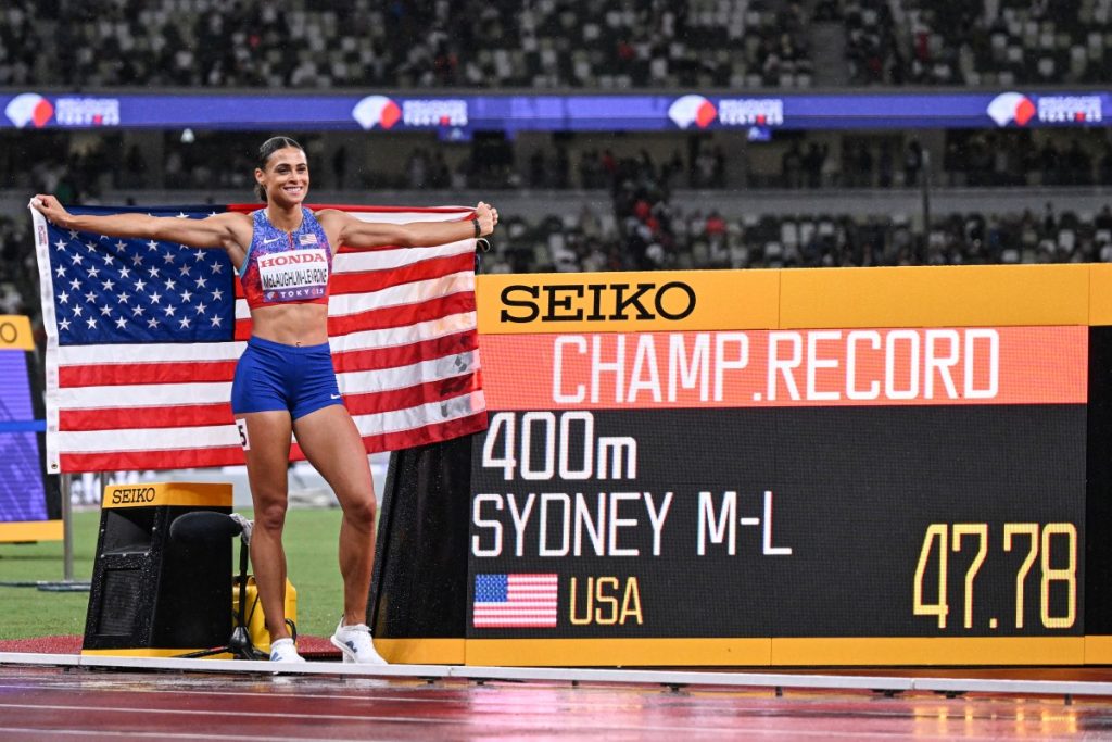 McLaughlin-Levrone nears world record as she wins women’s world 400m gold