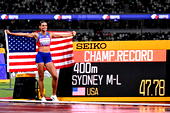 McLaughlin-Levrone nears world record as she wins women’s world 400m gold