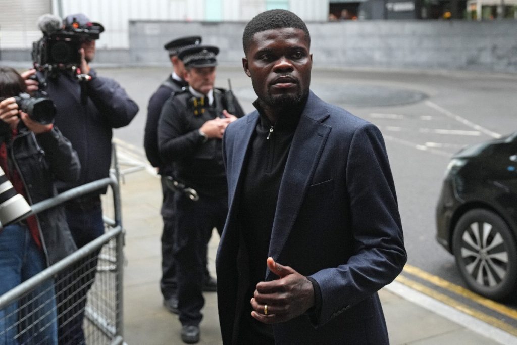Thomas Partey pleads not guilty to rape charges