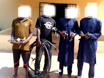Police arrest transformer vandals in Kebbi