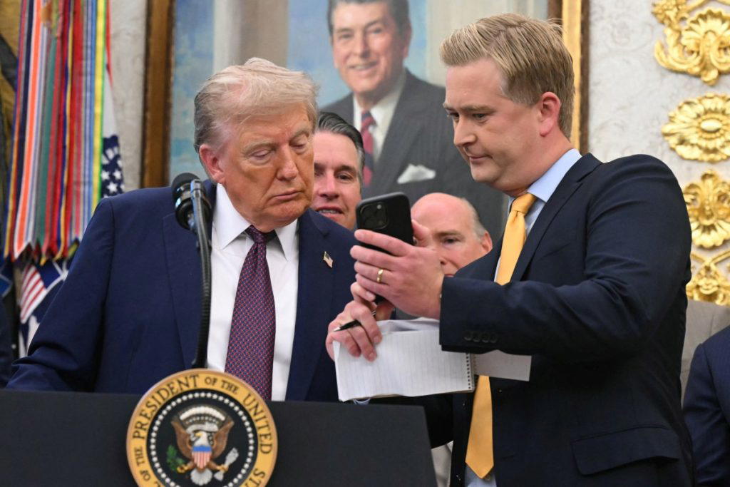 White House: Trump blames AI for viral video