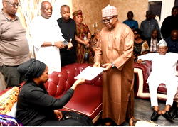 PSC mourns Arase, pays condolence visit to family, opens register in Abuja
