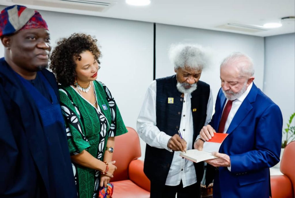 President Lula meets Soyinka, endorses Heritage Voyage of Return