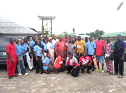 Delta lawmaker, Mutu presents cash support to leatherwork trainees