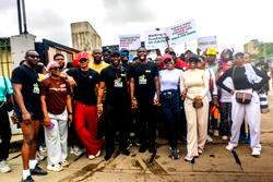 Celebrities rally at “Lagos Food Bank Walkathon”