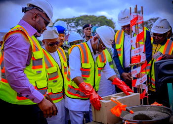 Aiyedatiwa flags off construction of 32 housing units for cabinet members