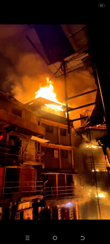 Fire guts another Plaza in Lagos Island