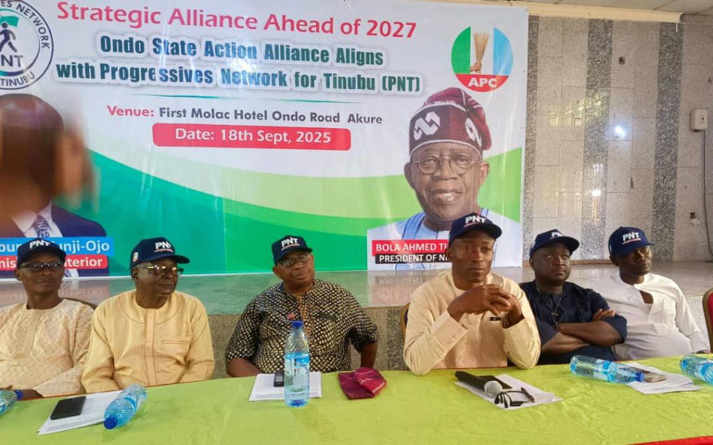2027: AA, PNT form alliance for Tinubu’s re-election in Ondo
