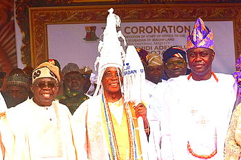 Tinubu hails Ladoja as 44th Olubadan, recalls Ibadan’s role in ‘Emi l’okan’ victory
