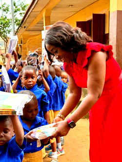 Bukies Book Club inspires Lagos pupils with books and writing materials