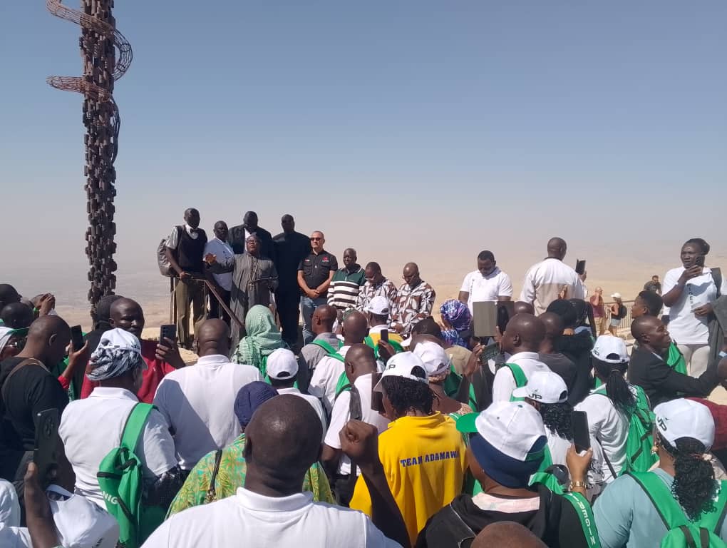 Nigerian Christian pilgrims mark independence with service at Mount Nebo, Jordan