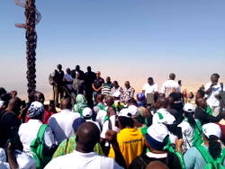 Nigerian Christian pilgrims mark independence with service at Mount Nebo, Jordan