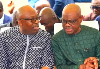 We’re proud of you – Fubara hails Wike