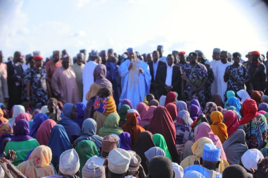 Zulum meets families of Boko Haram victims