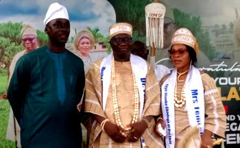 Femi Alabi, wife bag chieftancy titles in Ekiti 