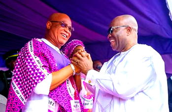 Why I overwork myself since my wife’s passing – Gov Eno