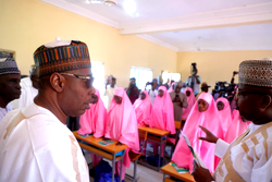 Zulum gifts N300,000 to each parents of 90 pupils enrolled into Western Education in Northern Borno