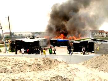 Residents displaced as Lagos embarks on demolition of buildings, shanties along Iyana Oworo, Lekki coastlines