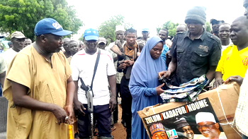 How Senator Ndume support Widow Bricklayer with N200,000 cash, other empowerment inputs in Borno