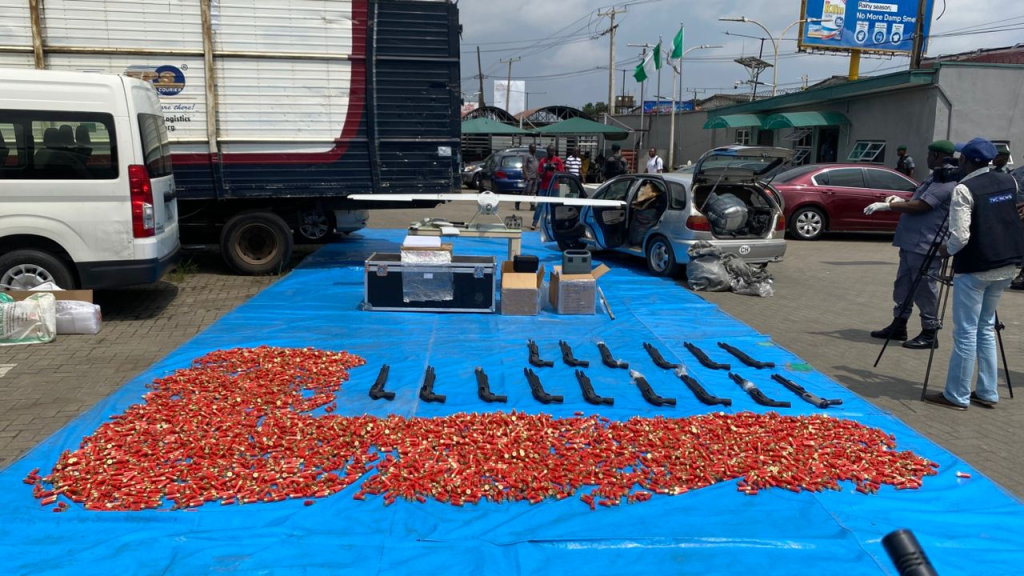 Customs intercept arms, ammunition, drones worth over ₦377 million
