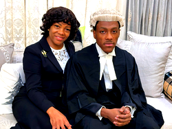 Photos: Wike, wife celebrate as son, Jordan is called to Nigerian Bar