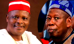 2027: Ganduje descends on Kwankwaso