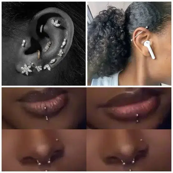 Lagos residents share personal stories behind piercings, tattoos