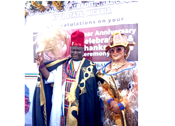 Mark Ogah, wife conferred with traditional titles in Igala kingdom