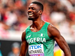 Ezekiel Nathaniel sets new Nigerian 400mH record, finishes fourth in Tokyo final