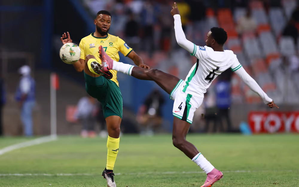 South Africa hold Nigeria to 1-1 draw, leave Super Eagles facing World Cup exit