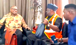 Video: Dele Momodu hosts Peter Obi in Ghana