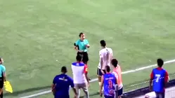 Colombian footballer slaps female referee after he’s shown red card