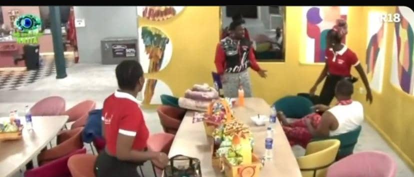BBNaija S10: Zita throws plate of food at Rooboy, fight erupts [Video]