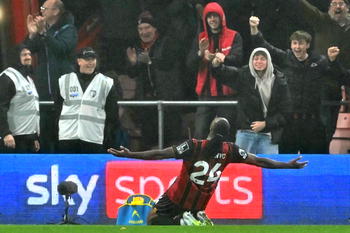 EPL: Semenyo brace fires Bournemouth past Fulham to go second